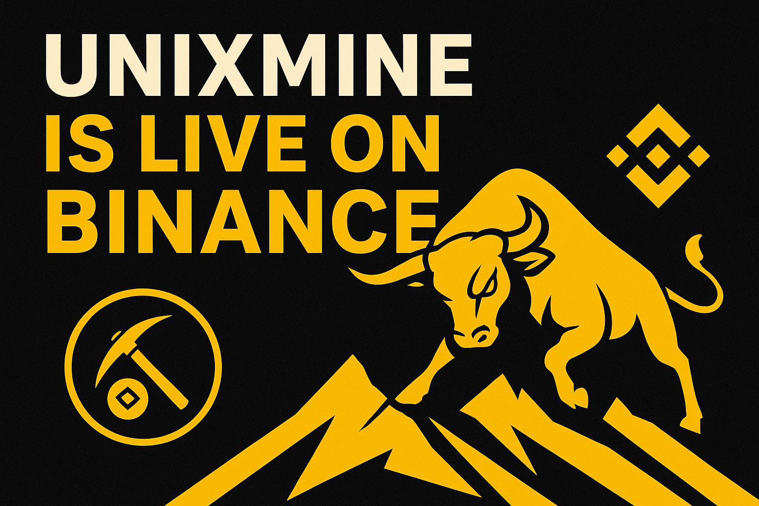 UnixMine Now Listed on Binance